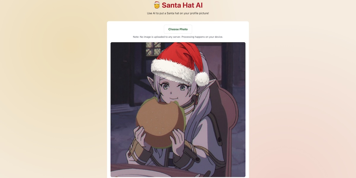 Santa Hat AI